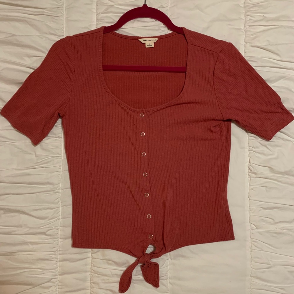 Pink/mauve fitted shirt